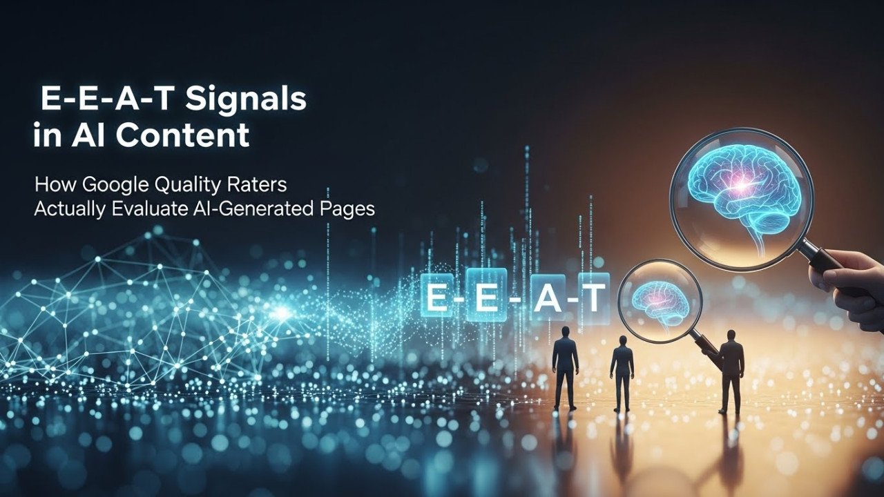 E-E-A-T Signals in AI Content: How Google Quality Raters Actually Evaluate AI-Generated Pages